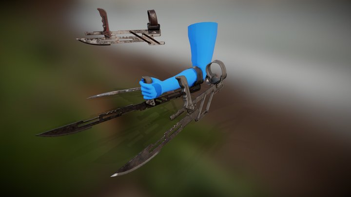 Arm Blades 3D Model
