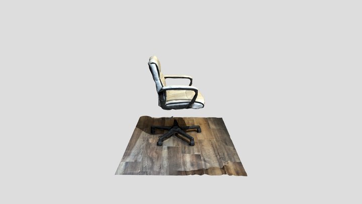 White Chair 3D Model