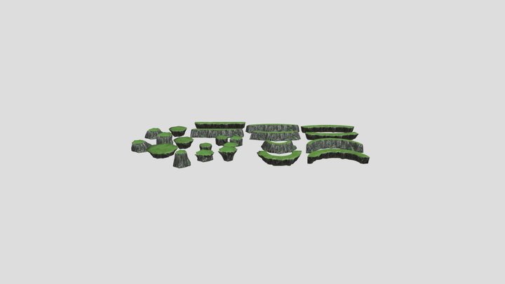Cliff_Stylized 3D Model