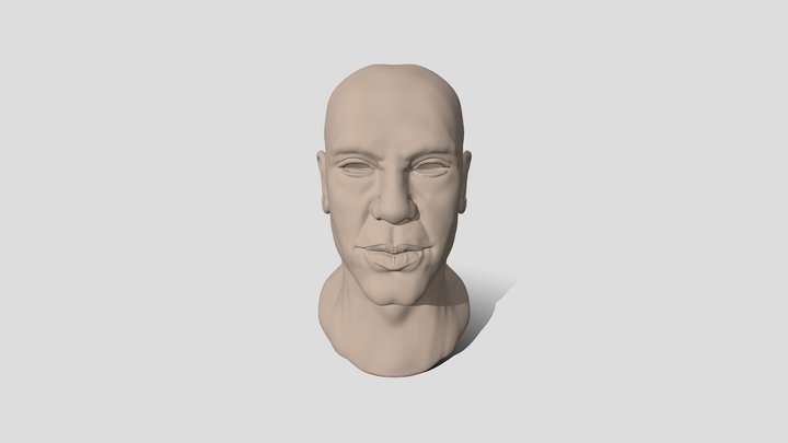 Javier Head 1 3D Model