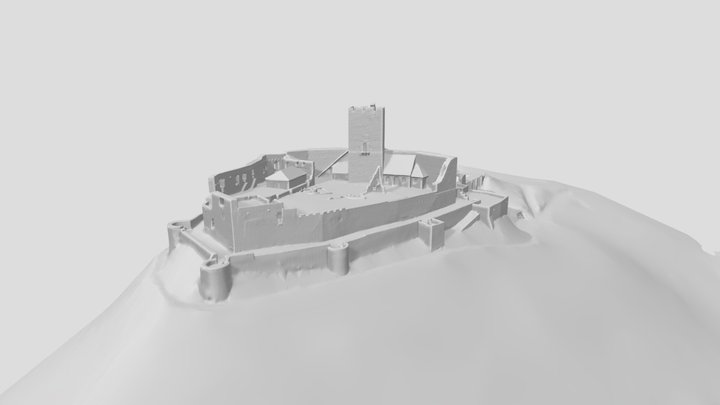Burg Landeck - Klingenmünster 3D Model