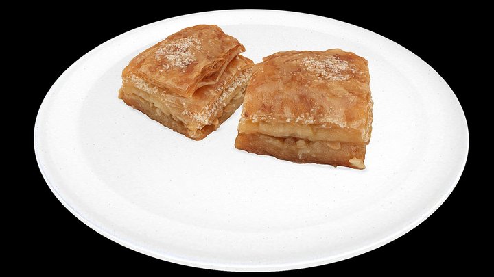 Baklava 3D Model