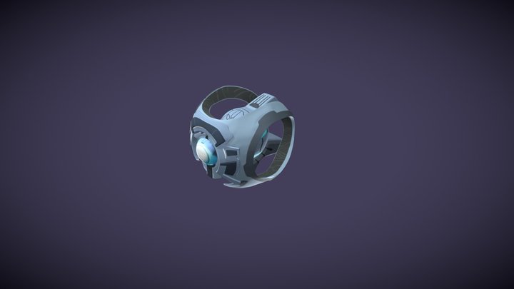 Halo Reach Forge Monitor 3D Model
