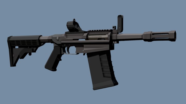 Low-Poly M26 MASS