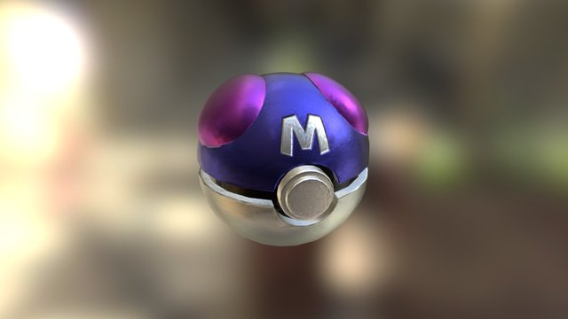 PBR Master Ball (clean) 3D Model