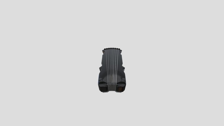 古筝 3D Model
