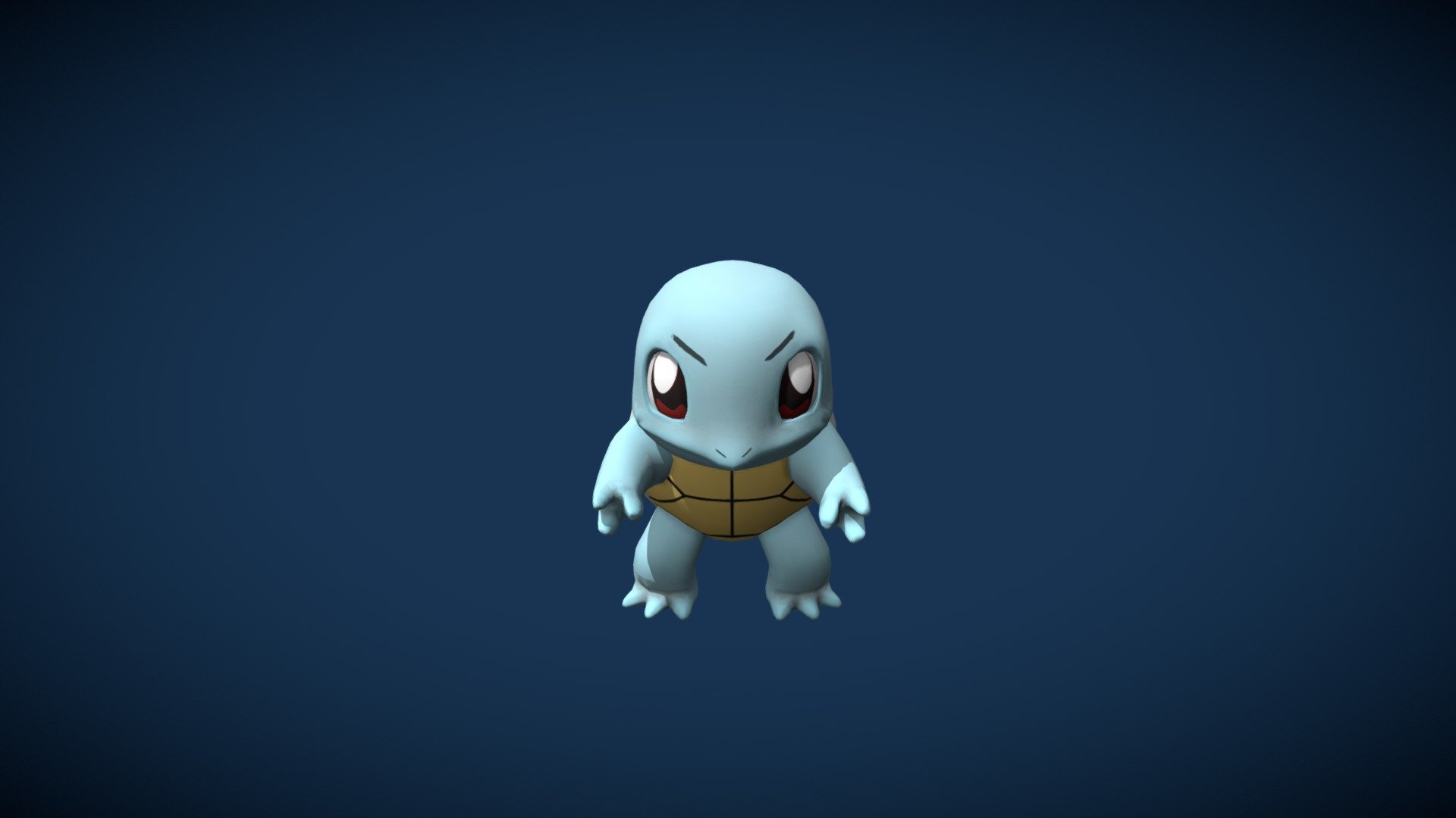 Squirtle - Download Free 3D model by Bertrand Ciesielski