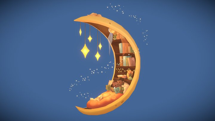 Moon Song 3D Model