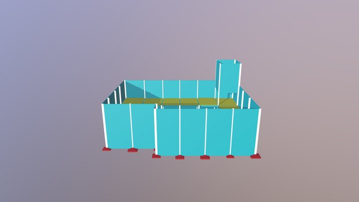 Galpão Industrial Tijucas 3D Model