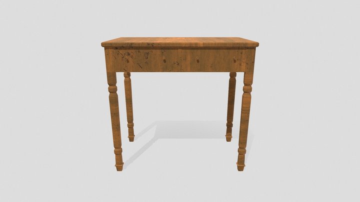 Victorian writing table 3D Model