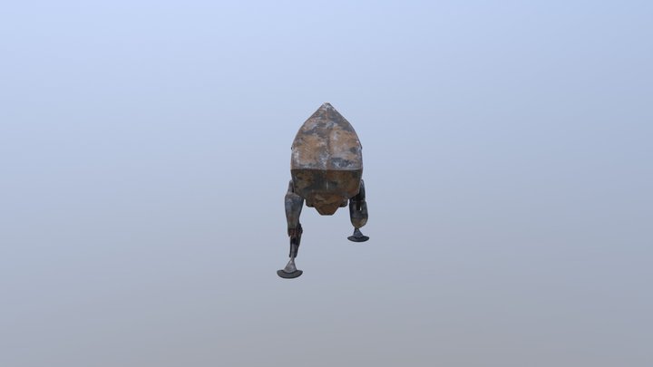 Robot T-Rex Walk Cycle 3D Model