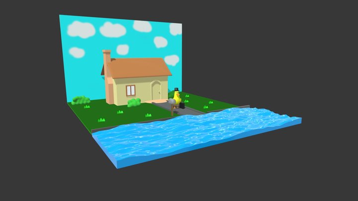 Diorama 3D Model