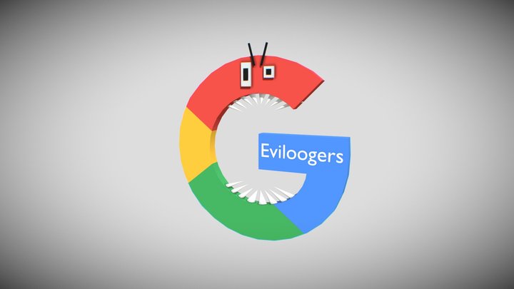 Eviloogers 3D Google Logo