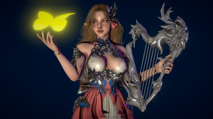 Forest Lyrist - GameReady Download 3D Model