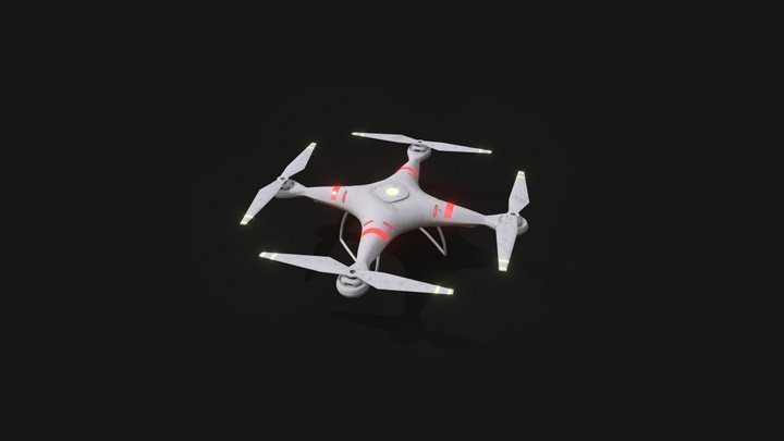 无人机 3D Model