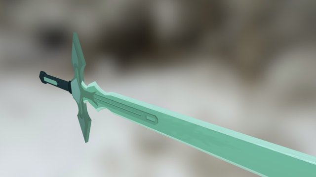 SAO Dark Repulser 3D Model