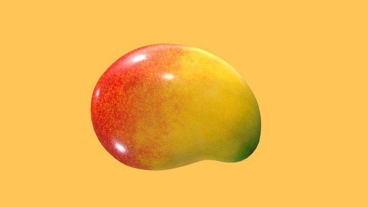 Mango Entero 3D Model