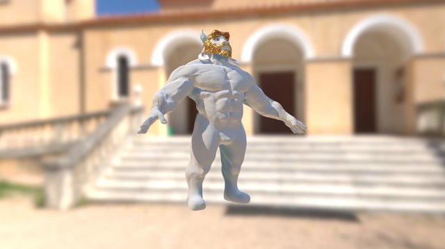Asgore (no clothes yet) 3D Model
