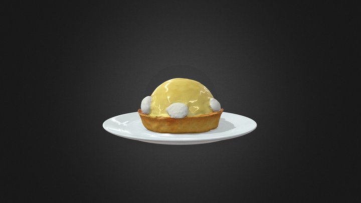 Tarte au citron 3D Model