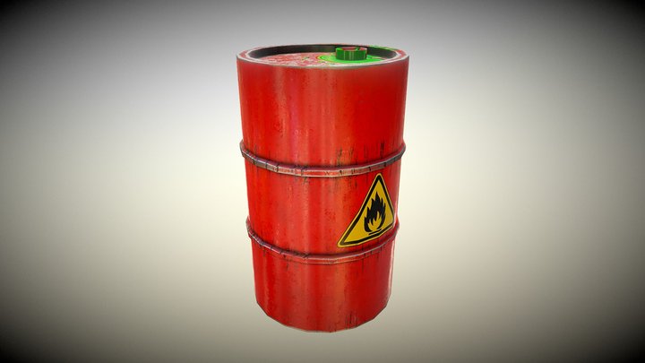 a barrel 3D Model