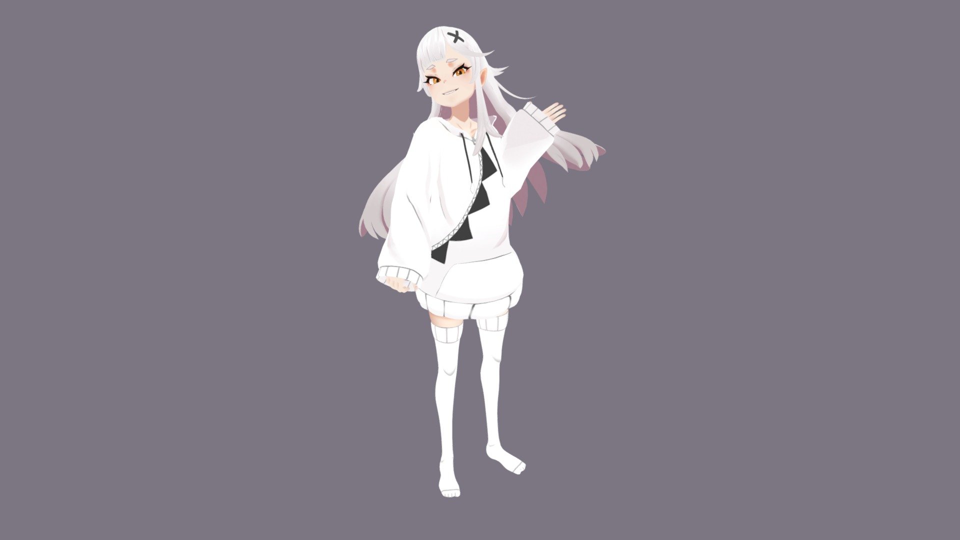 Spooki - 3D VTuber model - 3D model by mistyskye [eab2f43] - Sketchfab