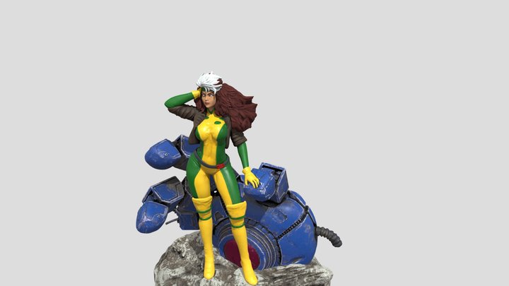 x-men: rogue 3D Model