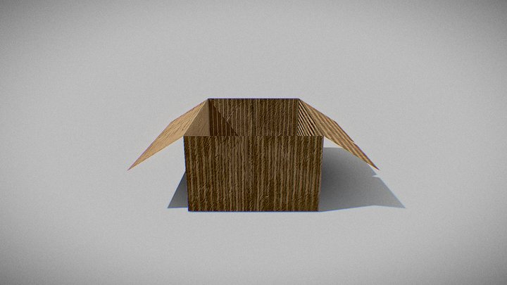 Collection of assets in box 3D Model