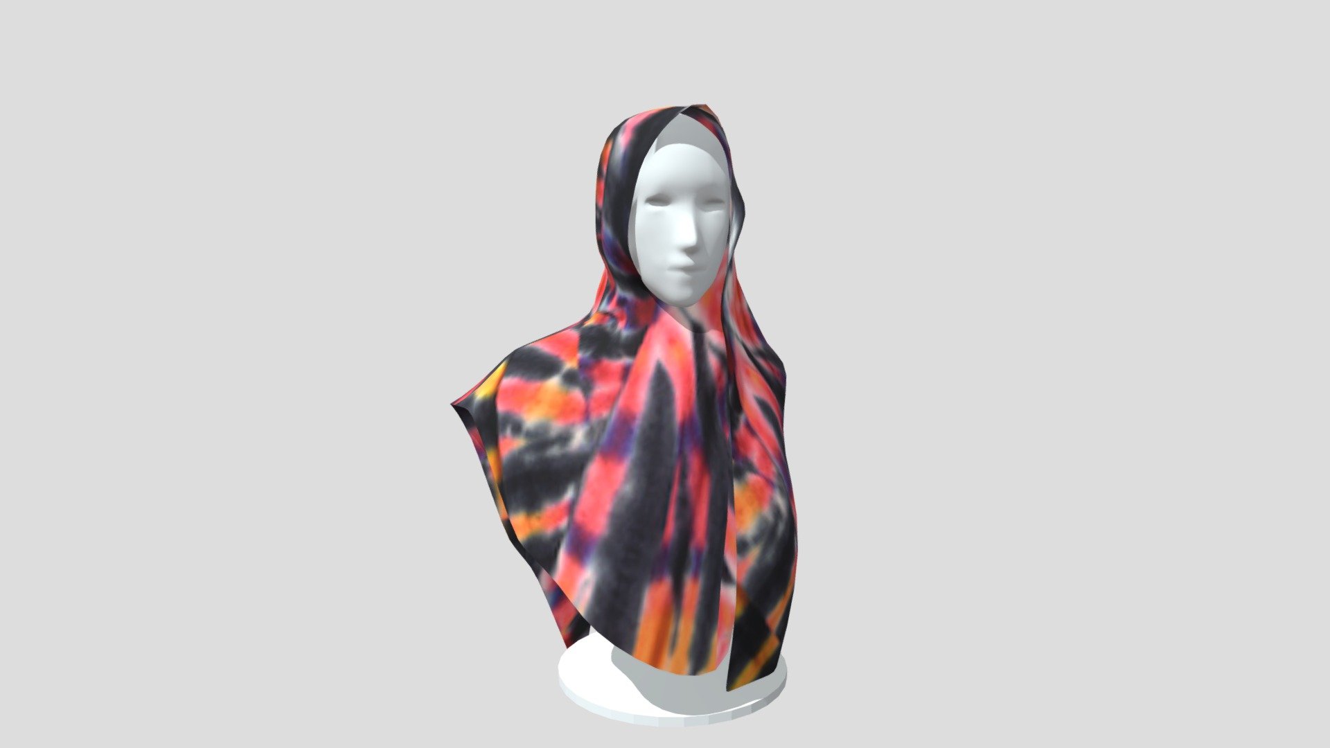JERSEY SHAWL TIE-DYE