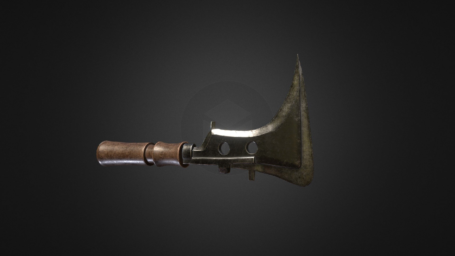 African "Trumbash" Sickle Knife
