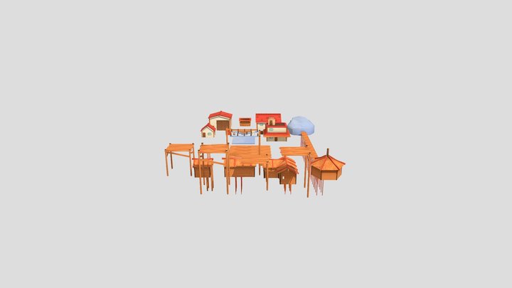 Towns 3D Model
