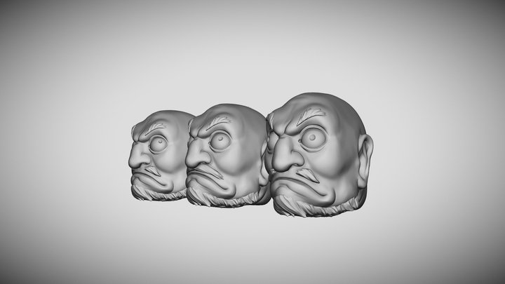 Spirited Away_Daruma 3D Model