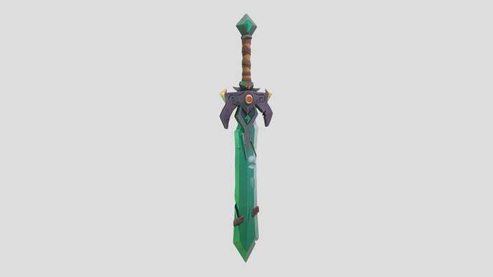Stylized Sword 3D Model