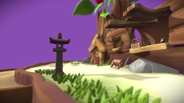 Forest House 3D Model