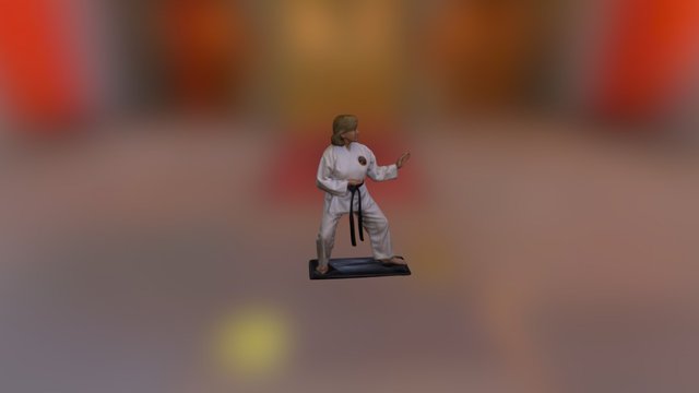 karate 3D scan 3D Model