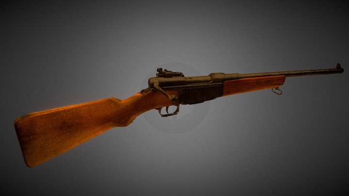 Santa Fe Model 1949 MAS 7.5 Carbine 3D Model