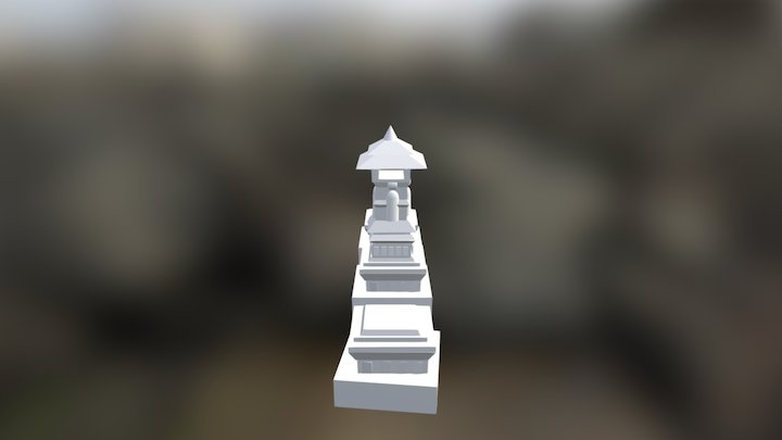 Menara Masjid Kudus 3D Model