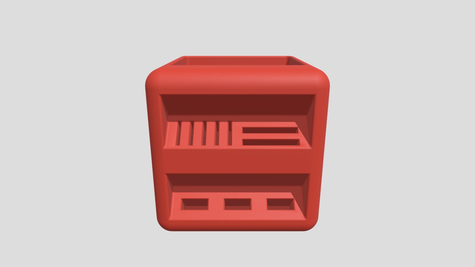 Little Box Pen Holder — Sketchfab embed 3D viewer