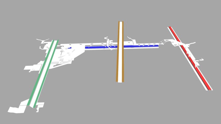 Fulton Street Station 3D Model