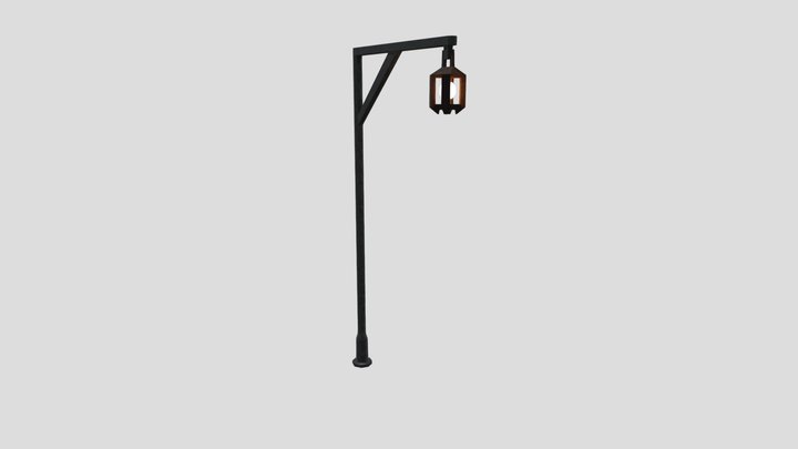 Lantern lowpoly 3D Model
