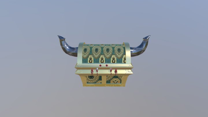 Treasure Chest 3D Model