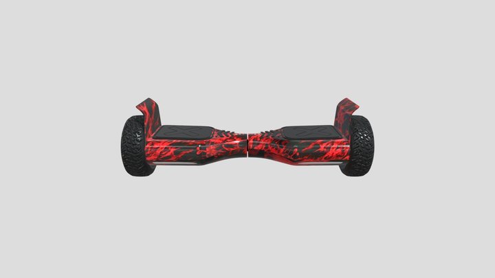 8.5 inch off roader Hoverboard 3D Model