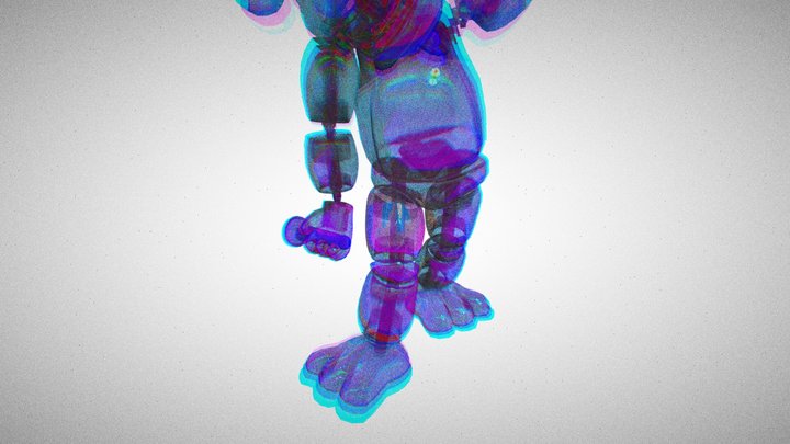 Shadow Freddy (GLITCHED VERSION) 3D Model