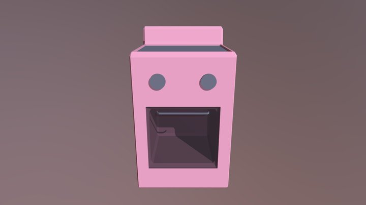 Trattoria Frenetica - Low Poly Stove 3D Model
