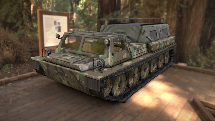 Gaz-71 (game car) 3D Model