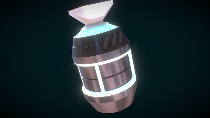 No Man's Sky Starship Launcher Fuel 3D Model