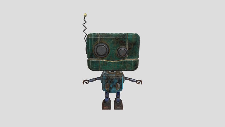 OLD ROBOT 3D Model