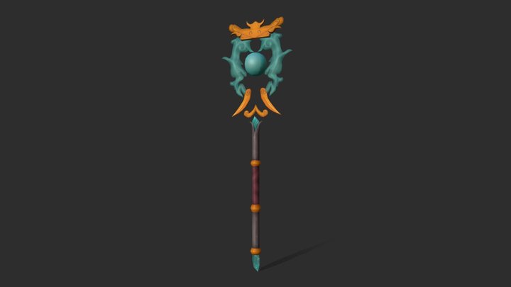 WeaponCraft - Soulreaper's Scepter 3D Model