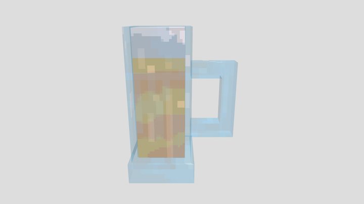 Pixel_beer_model 3D Model