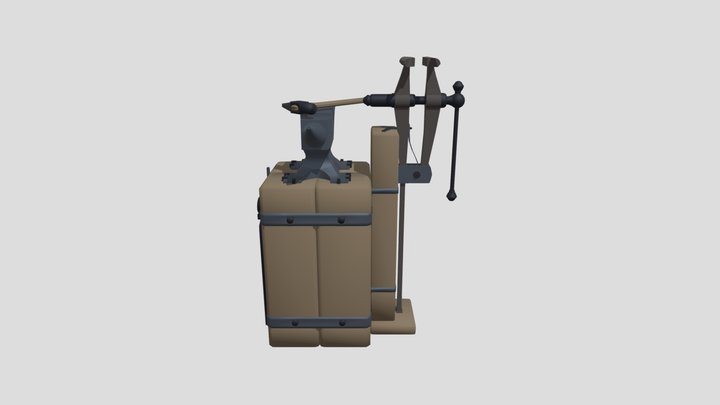 XYZ Курсовой ассет. Драфт 3D Model