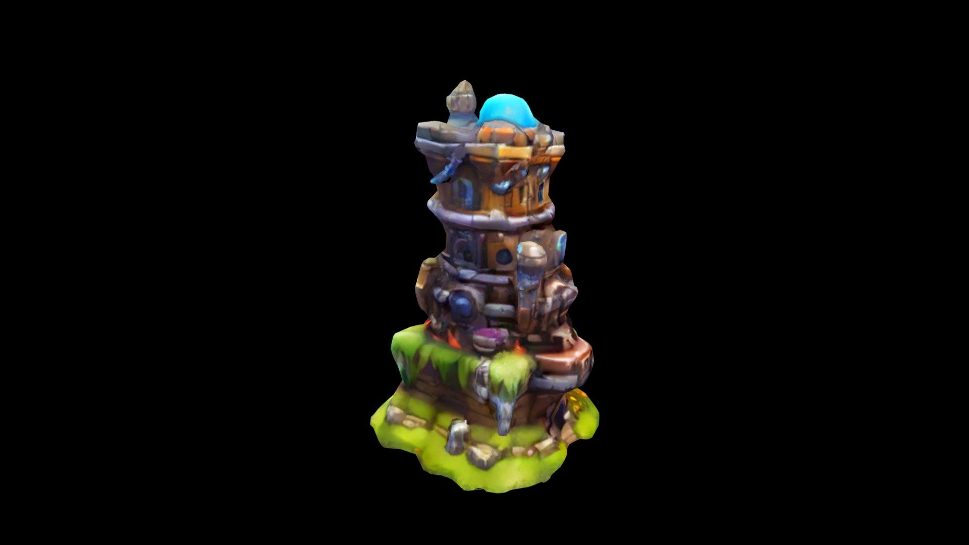 Tower Fall RTS building 100d6a05-c337-4bd6-8392- - Download Free 3D ...